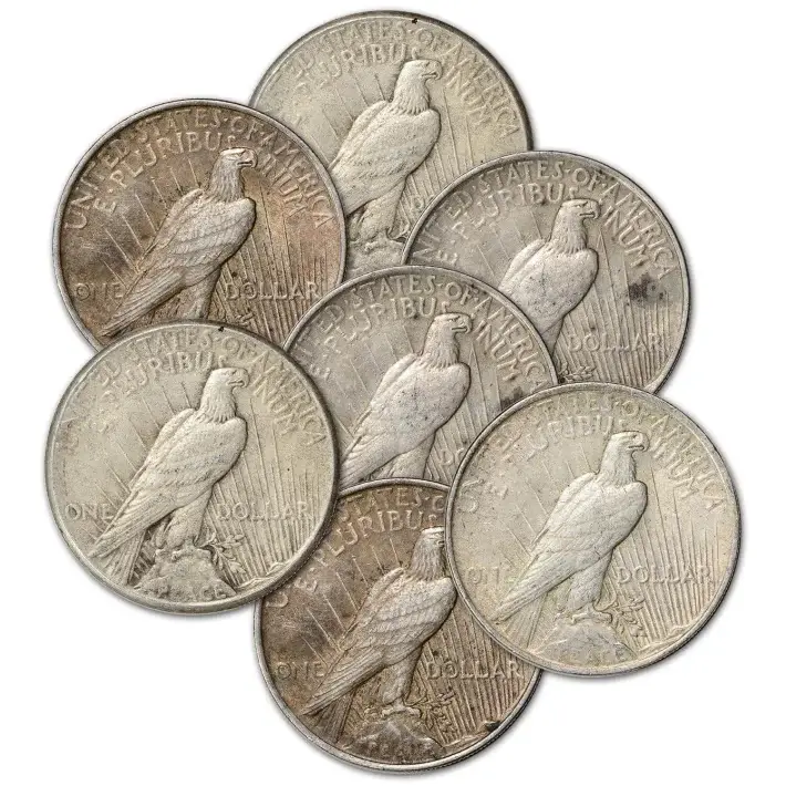 US Peace Silver Dollar - VG+ - Random Date #2