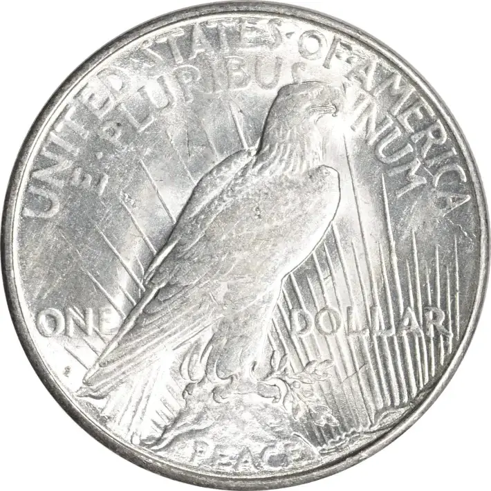 1923 S US Peace Silver Dollar $1 - AU #2