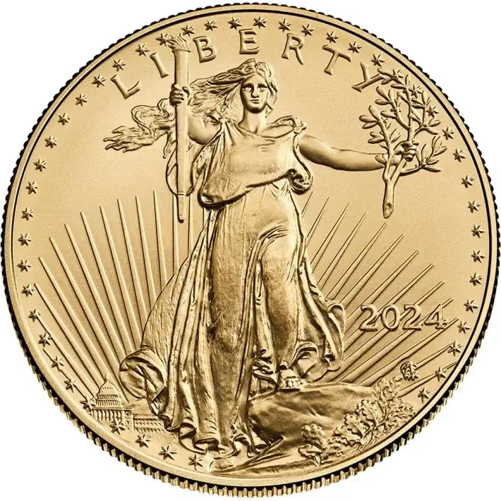 2024 American Gold Eagle 1/2 oz $25 - NGC MS70 #3
