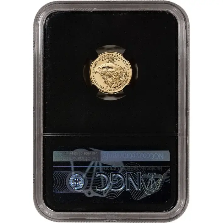 2024 American Gold Eagle 1/10 oz $5 - NGC MS70 First Day Issue Grade 70 Black #2