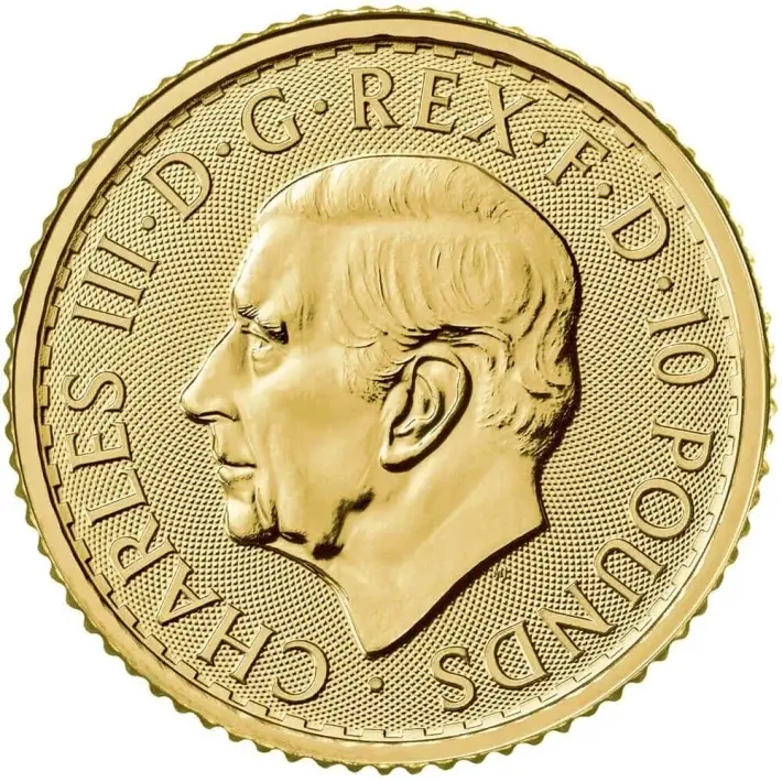 2024 Great Britain Gold Britannia £10 1/10 oz - BU #3
