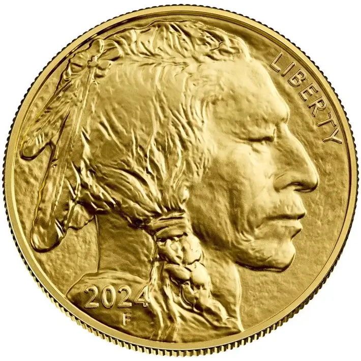 2024 American Gold Buffalo 1 oz $50 - BU - 1 Roll - 20 Coins in Mint Tube #3