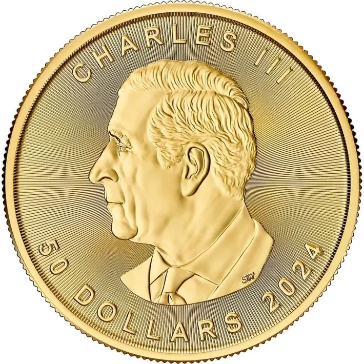 2024 Canada Gold Maple Leaf 1 oz $50 - BU #2