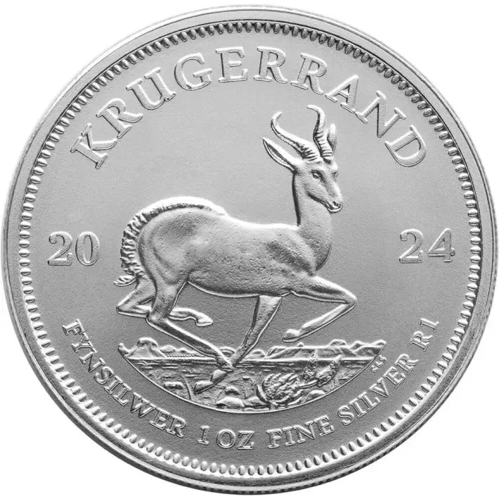 2024 South Africa Silver Krugerrand 1 oz 1 Rand - BU #1