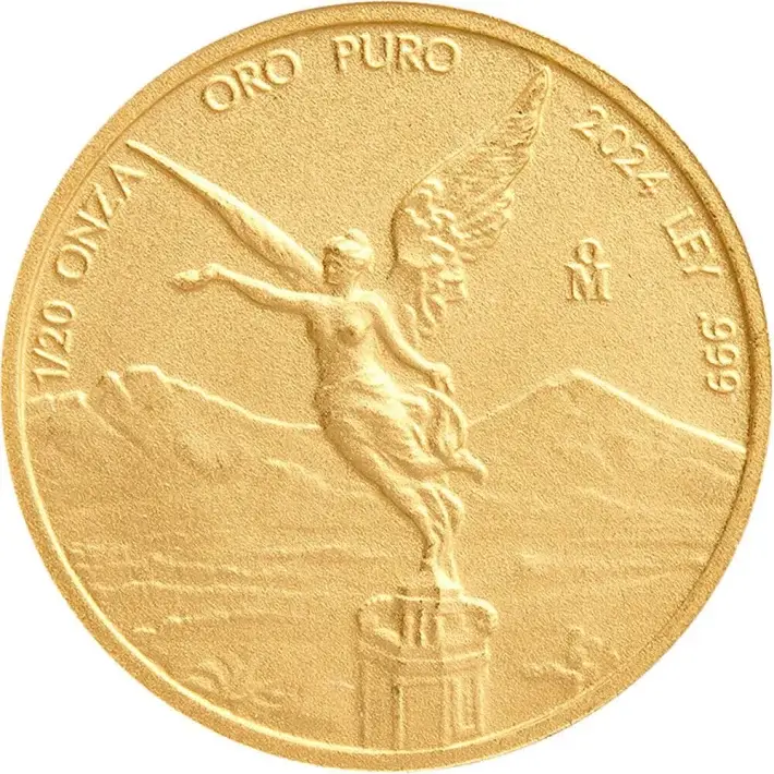 2024 Mexico Gold Libertad 1/20 oz 1/20 Onza - BU #1
