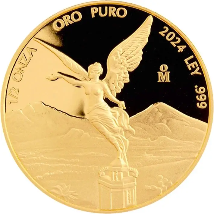 2024 Mexico Gold Libertad Proof 1/2 oz 1/2 Onza #1