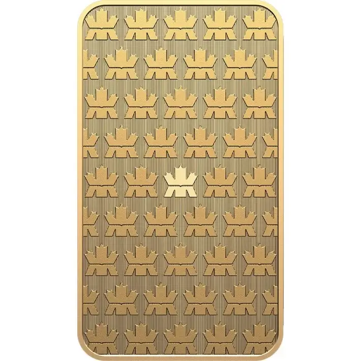 10 gram Gold Bar - Royal Canadian Mint (RCM) - .9999 Fine in Assay #4