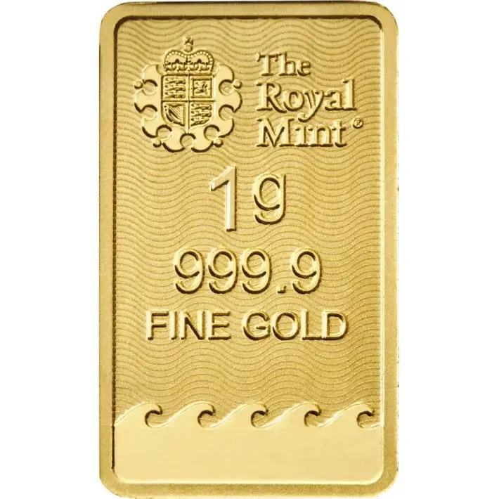1 gram Gold Bar - Royal Mint Britannia - 999.9 Fine in Assay #2