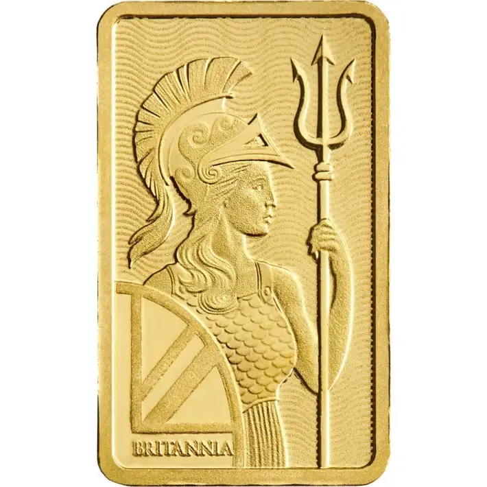 1 gram Gold Bar - Royal Mint Britannia - 999.9 Fine in Assay #4