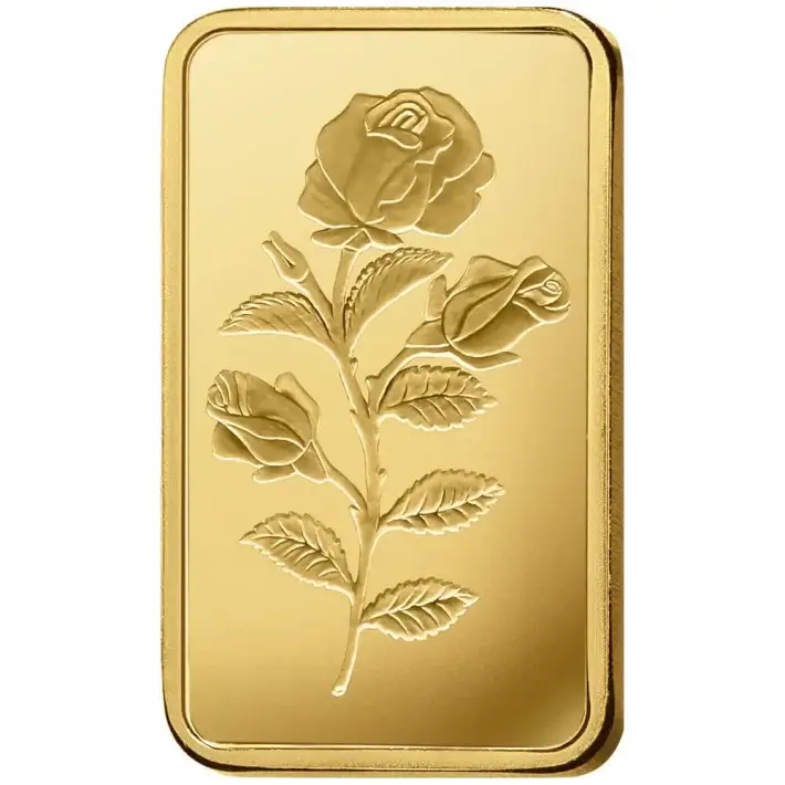 1 oz Gold Bar - PAMP Suisse - Rosa - 999.9 Fine in Sealed Assay #4