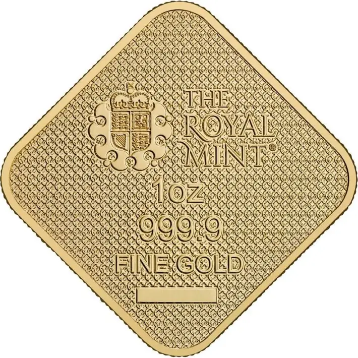 1 oz Gold Bar - Royal Mint Queen's Beast Completer - 999.9 Fine #3