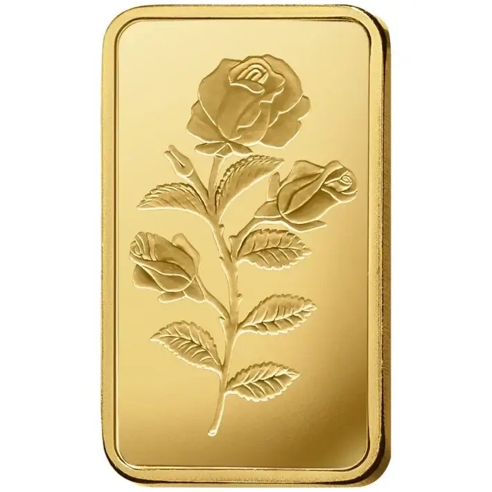 5 gram Gold Bar - PAMP Suisse - Rosa - 999.9 Fine in Sealed Assay #3