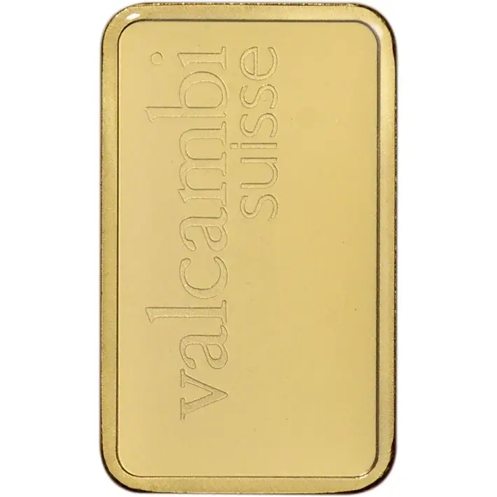 5 gram Gold Bar - Valcambi Suisse - 999.9 Fine in Sealed Assay #2