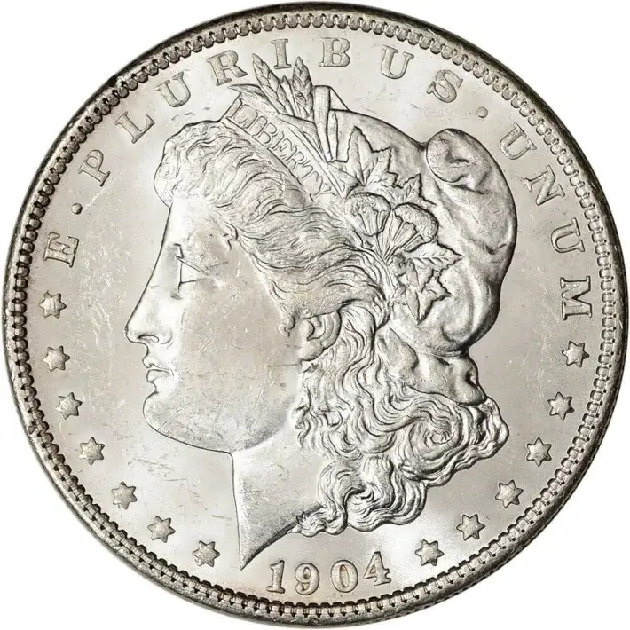1904 O US Morgan Silver Dollar $1 - BU #1