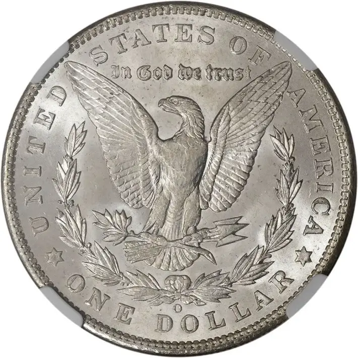 1904 O US Morgan Silver Dollar $1 - NGC Brilliant Uncirculated #4