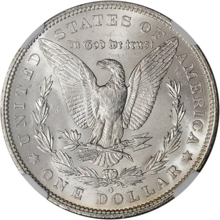 1904 O US Morgan Silver Dollar $1 - NGC MS63 #4