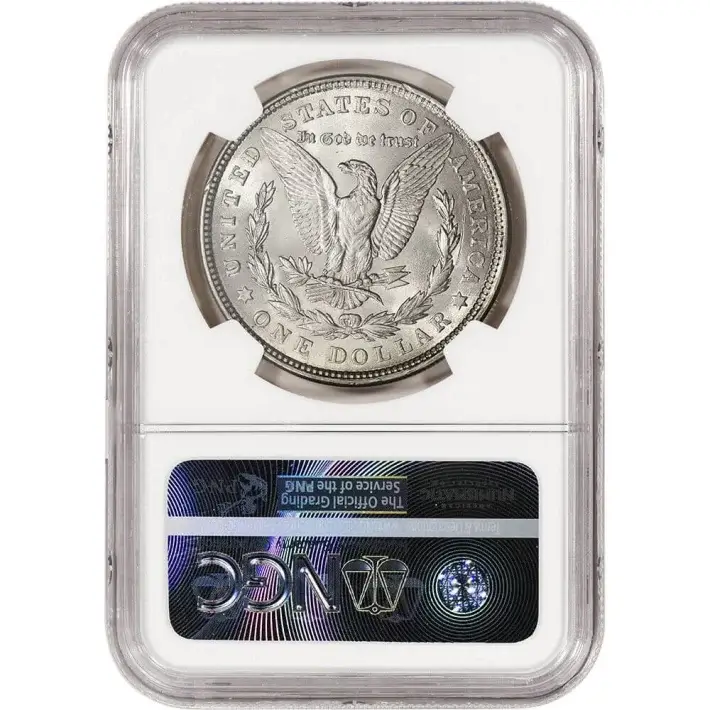 1921 US Morgan Silver Dollar $1 - NGC Brilliant Uncirculated #4