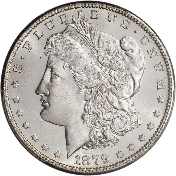 1879 S US Morgan Silver Dollar $1 - PCGS MS63 #2
