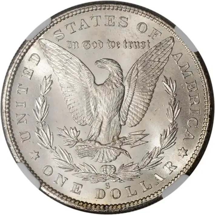 1880 S US Morgan Silver Dollar $1 - NGC MS63 #2
