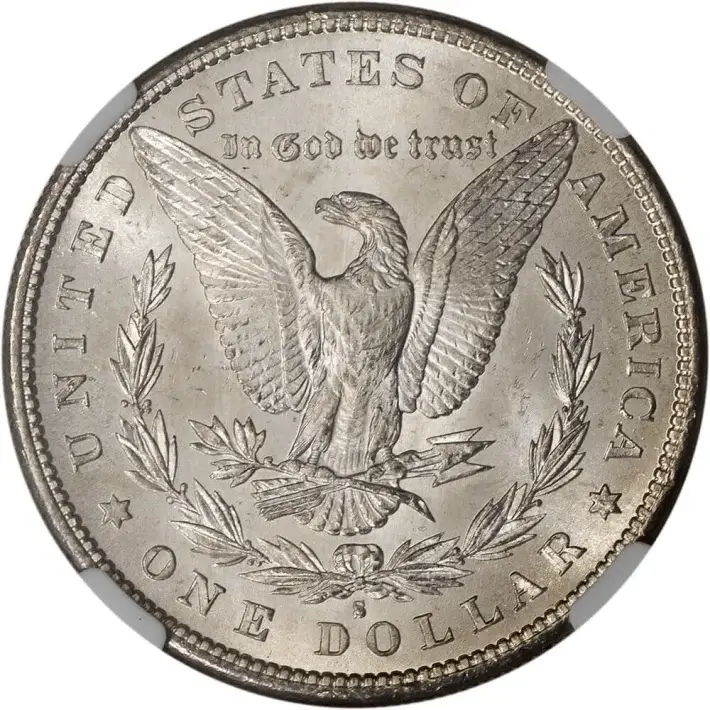 1880 S US Morgan Silver Dollar $1 - NGC MS65 #2