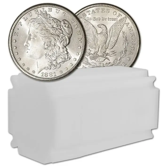 1881 S US Morgan Silver Dollar $1 - BU - Roll of 20 #1