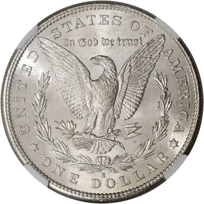 1881 S US Morgan Silver Dollar $1 - NGC MS65 #3