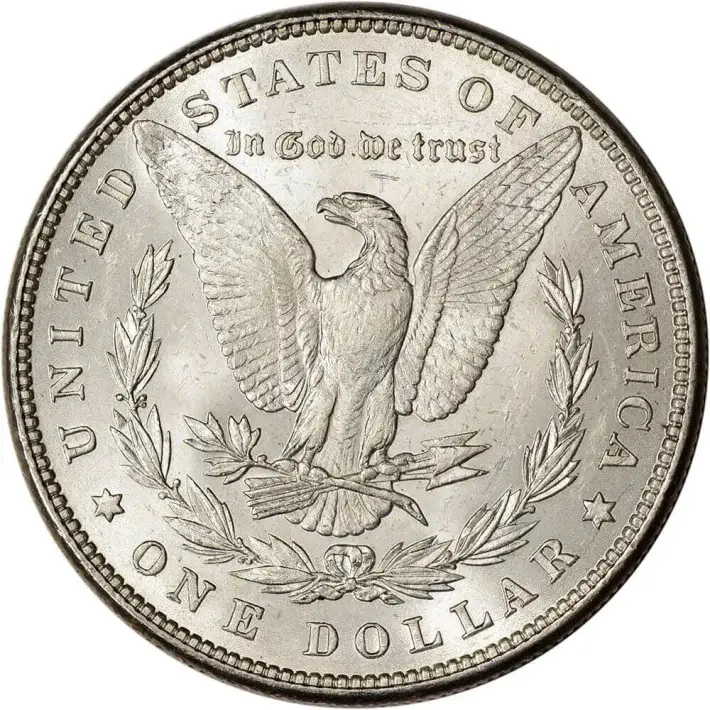 1882 US Morgan Silver Dollar $1 - BU #2