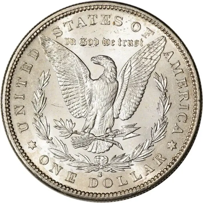 1882 S US Morgan Silver Dollar $1 - BU #2