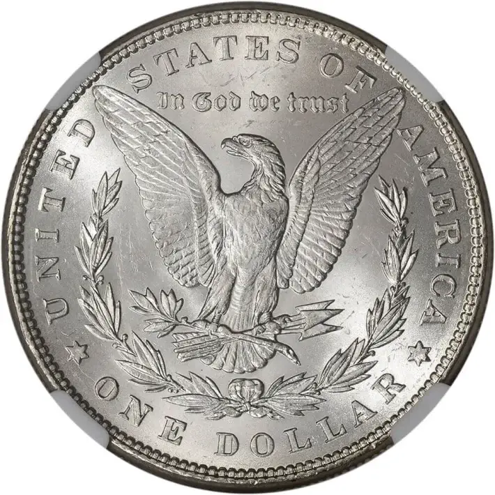 1883 US Morgan Silver Dollar $1 - NGC Brilliant Uncirculated #2
