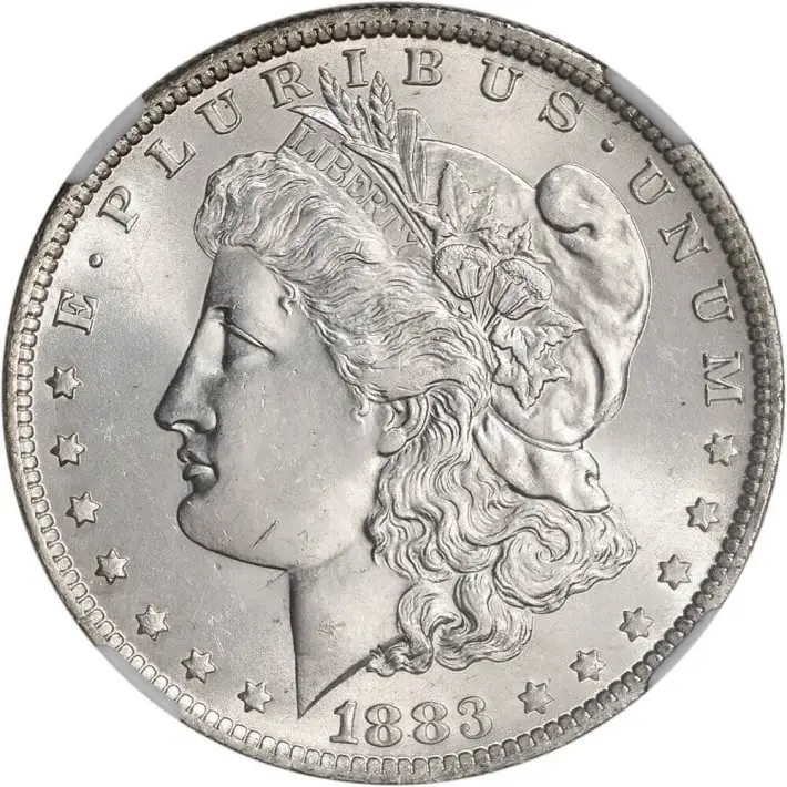 1883 O US Morgan Silver Dollar $1 - NGC MS63 #4
