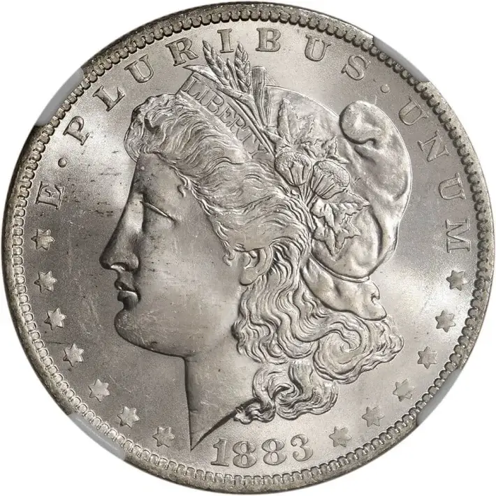 1883 O S US Morgan Silver Dollar $1 - NGC MS65 #2