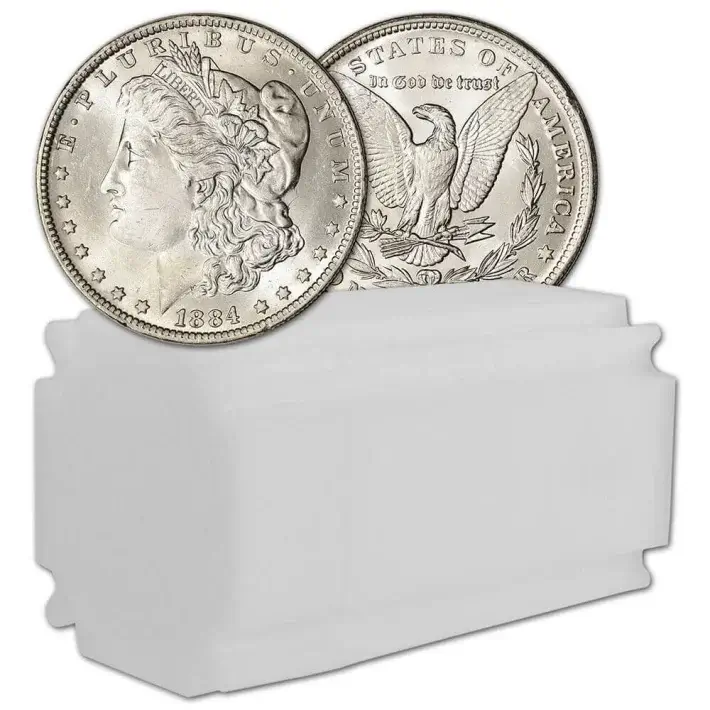 1884 O US Morgan Silver Dollar $1 - BU - Roll of 20 #1