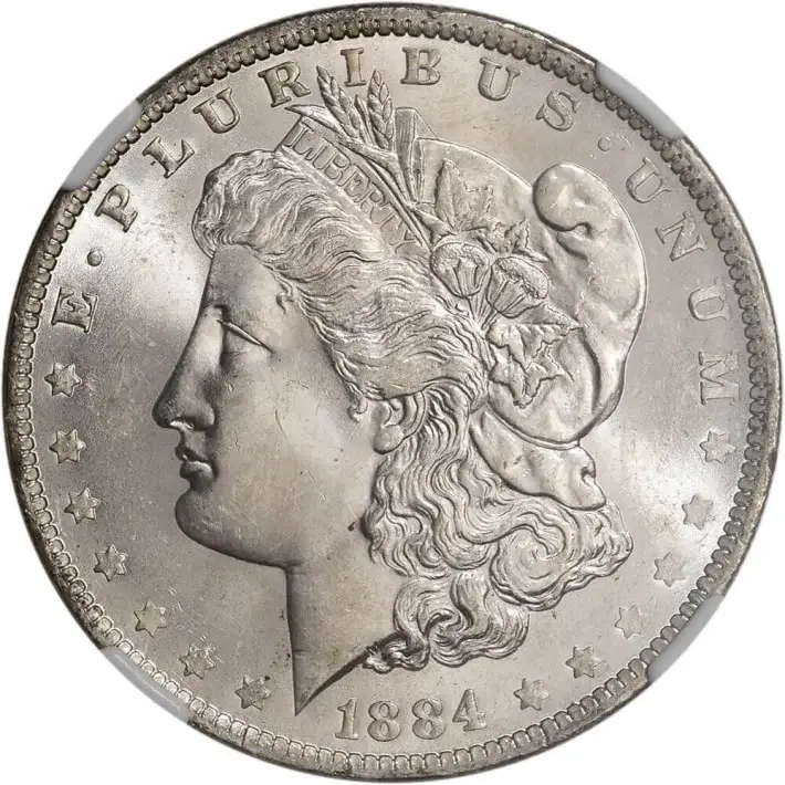 1884 O US Morgan Silver Dollar $1 - NGC MS65 #3
