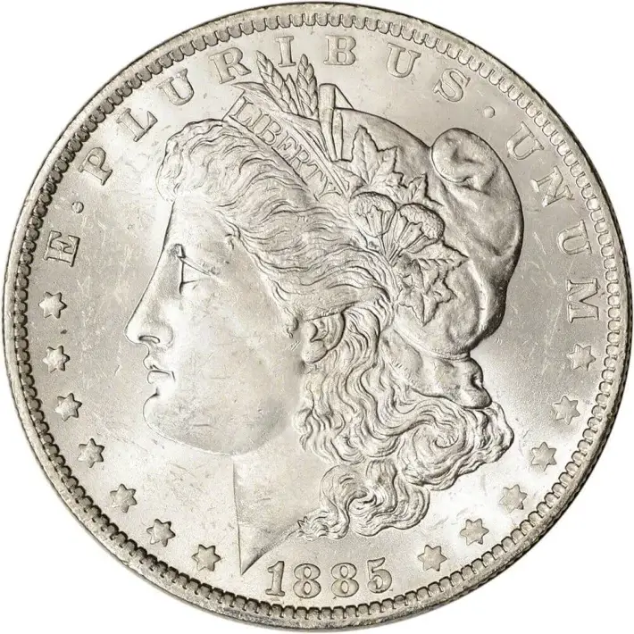 1885 O US Morgan Silver Dollar $1 - BU #1