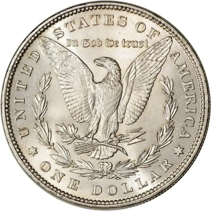 1886 US Morgan Silver Dollar $1 - BU #2