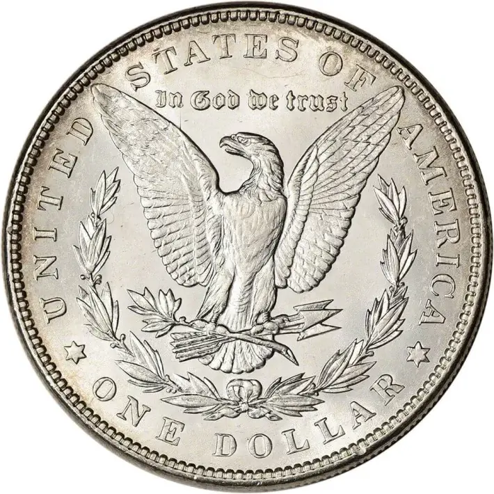 1888 US Morgan Silver Dollar $1 - BU #2