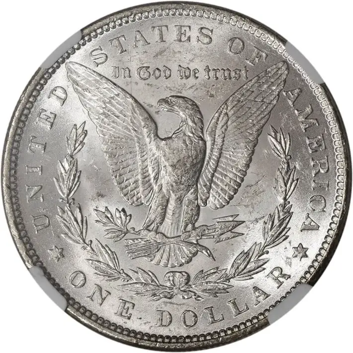 1888 US Morgan Silver Dollar $1 - NGC Brilliant Uncirculated #4