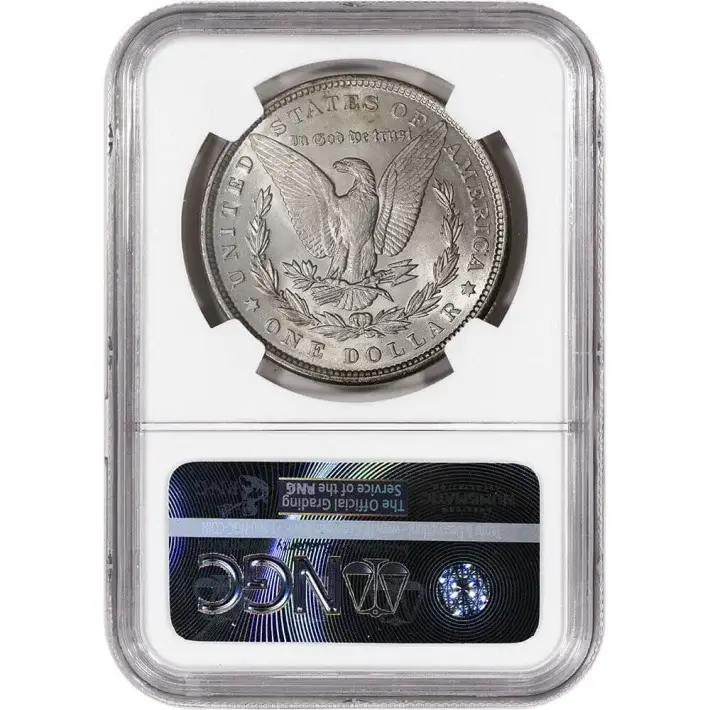 1889 US Morgan Silver Dollar $1 - NGC Brilliant Uncirculated #3