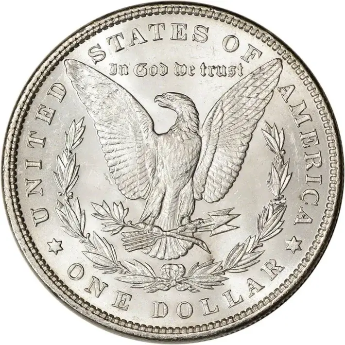 1897 US Morgan Silver Dollar $1 - BU #2