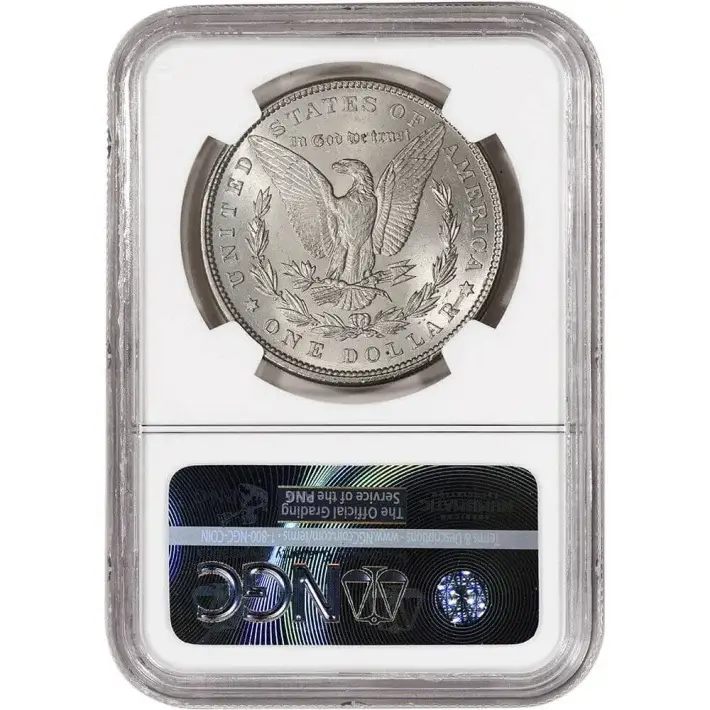 1897 US Morgan Silver Dollar $1 - NGC Brilliant Uncirculated #4