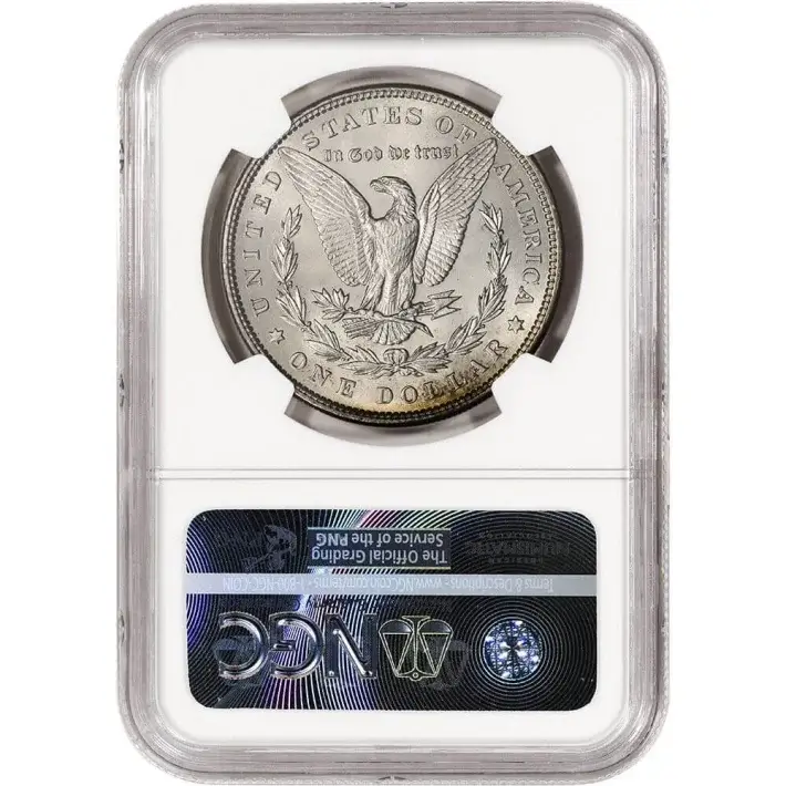 1898 US Morgan Silver Dollar $1 - NGC Brilliant Uncirculated #4