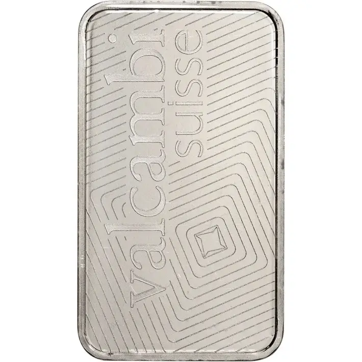 100 gram Platinum Bar - Valcambi Suisse - 999.5 Fine in Sealed Assay #4