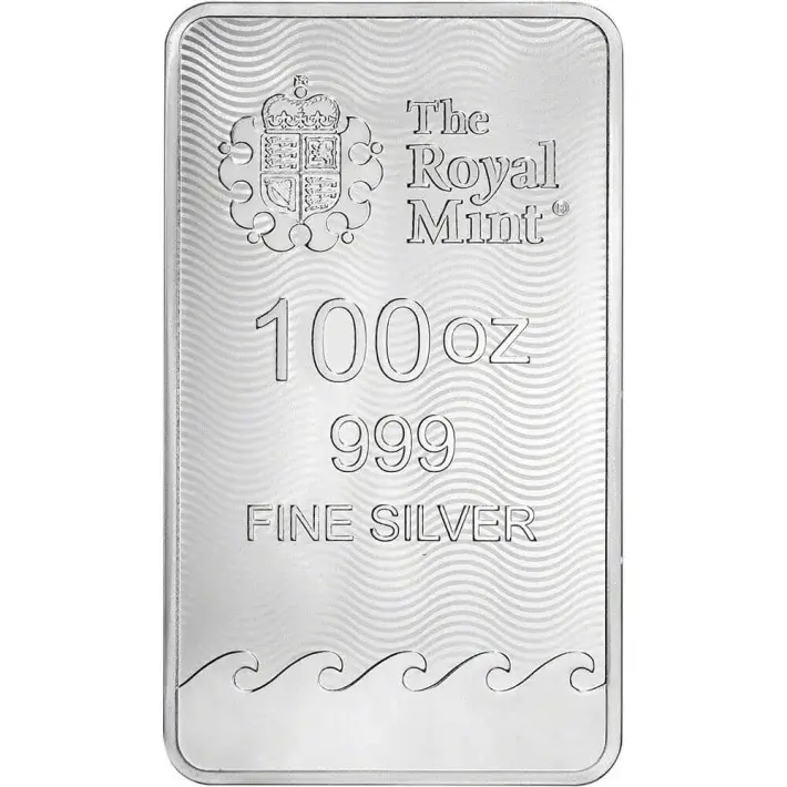 100 oz Silver Bar - Royal Mint Britannia - .999 Fine #2