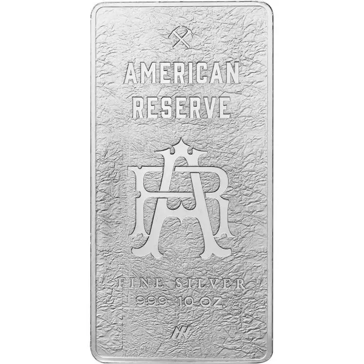 10 oz Silver Bar - Asahi American Reserve Columbia Goddess .999 Fine #1