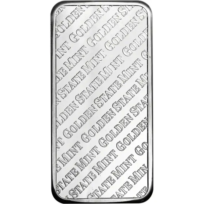 10 oz. Golden State Mint Silver Bar - .999 Fine #2