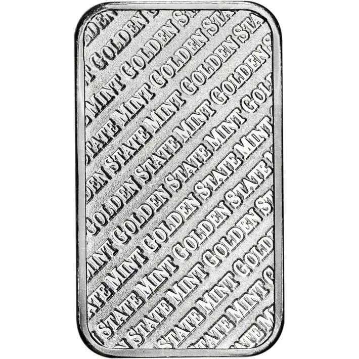 1 oz Golden State Mint Silver Bar .999 Fine Tube of 20 #3