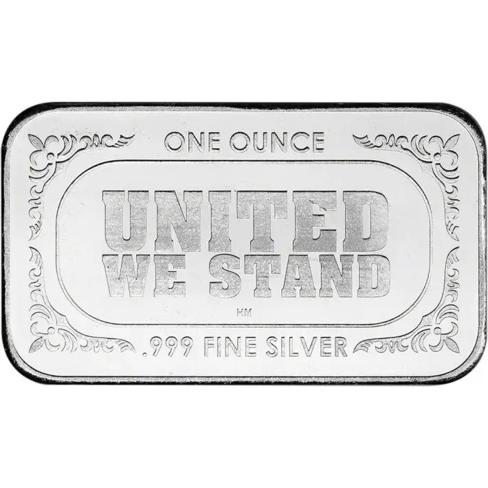 TEN 1 oz. Highland Mint Silver Bar - American Flag Design - 999 Fine #3