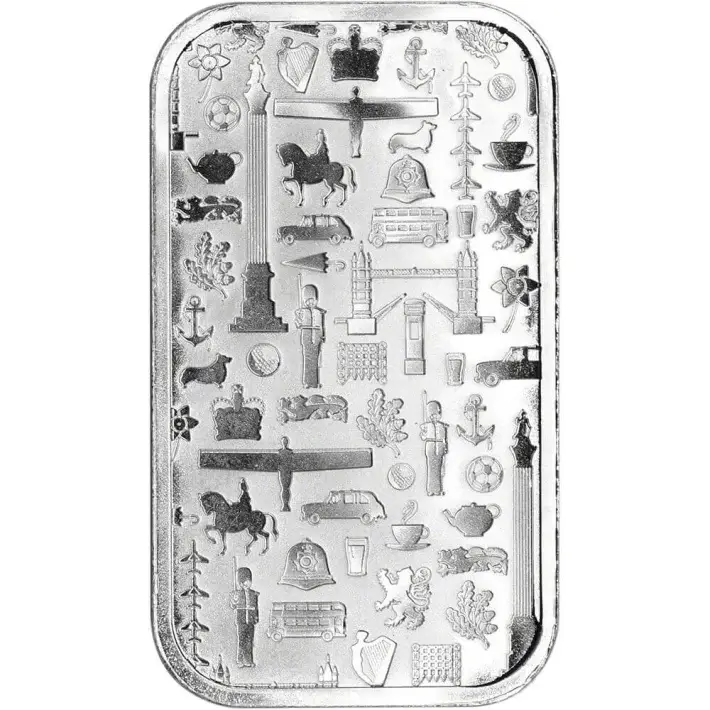 TWENTY (20) 1 oz Silver Bar JBR Recovery Ltd - 999 Fine Icons of Britain #2
