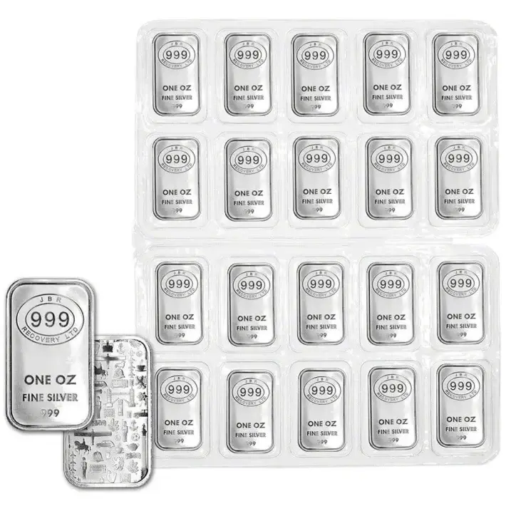 TWENTY (20) 1 oz Silver Bar JBR Recovery Ltd - 999 Fine Icons of Britain #1