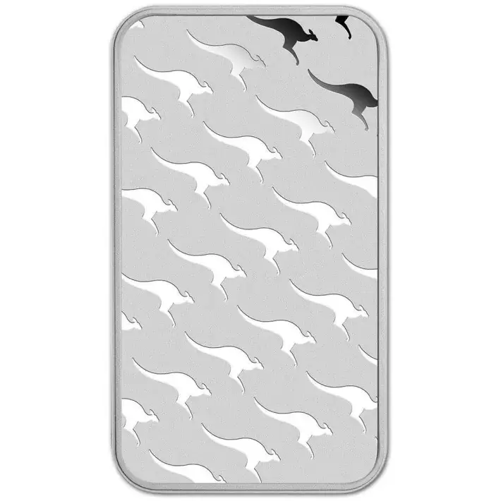 TWENTY (20) 1 oz Silver Bar - Perth Mint Kangaroo .9999 Fine in Plastic Tube #2